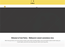 Tablet Screenshot of freshpantry.com